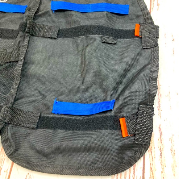 Tactical Nerf Gun Vest 7Seven Toys Black & Cobalt Blue Sz OSFM - Picture 5 of 6